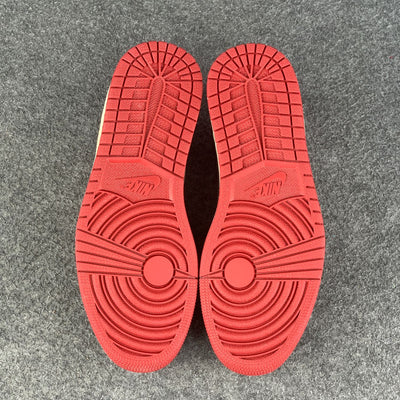 (CUSTOM) Air JORDAN 1 LOW 'BLACK RED'
