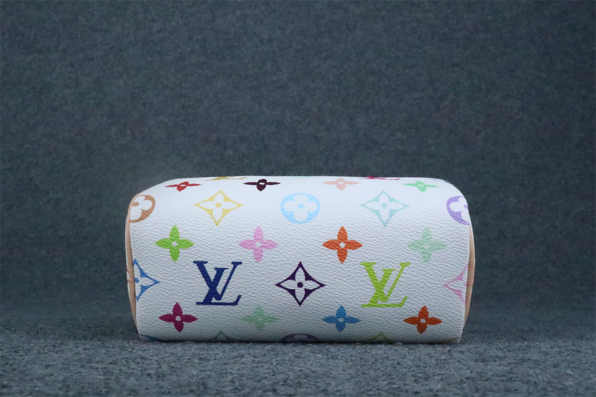 LVT x Takashi Murakami Nano Speedy White Multicolored