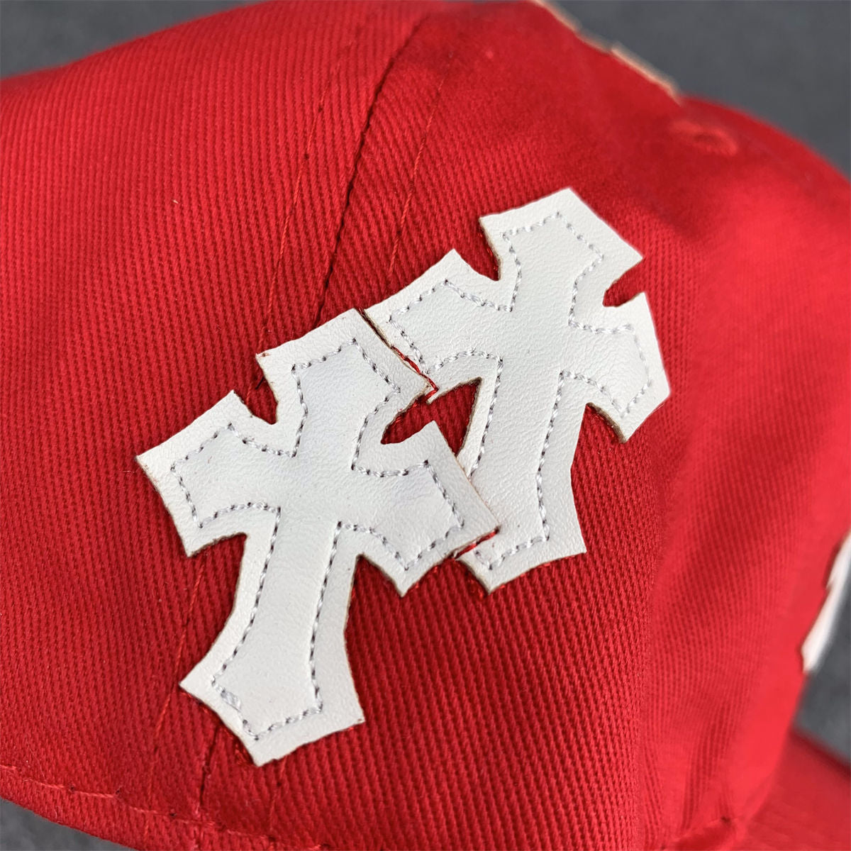 Chrome Hearts Cross Patch Snapback ‘Red’