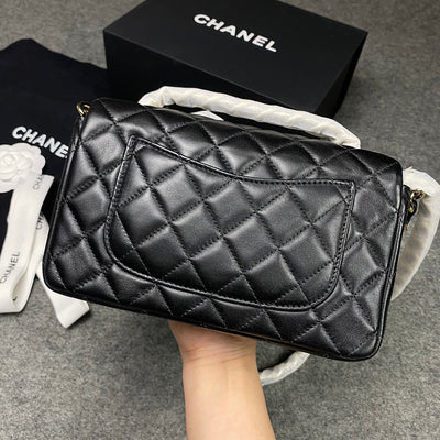 CC Coco Charms Flap Bag Black