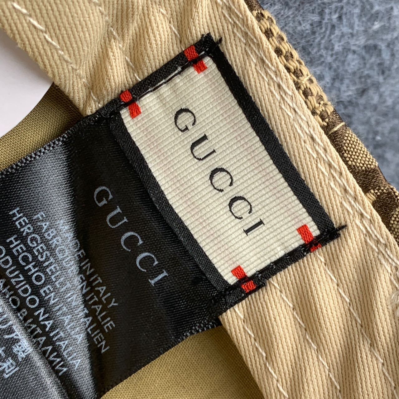 Gucci Jumbo GG Canvas Baseball Hat ‘Camel/Ebony’