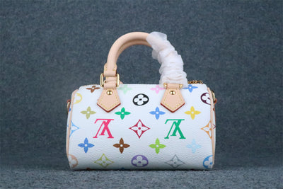 LVT x Takashi Murakami Nano Speedy White Multicolored