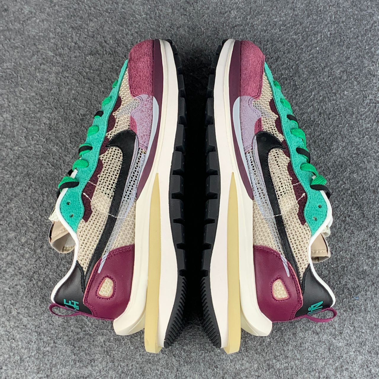 sacai x VaporWaffle SP 'Villain Red'