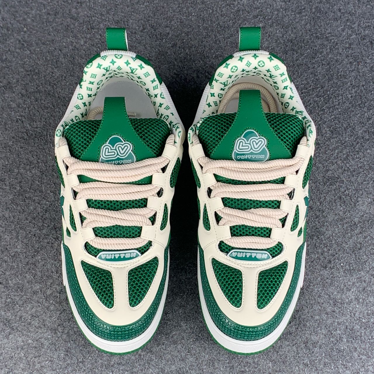 Baskets de skate LVT « Vertes »