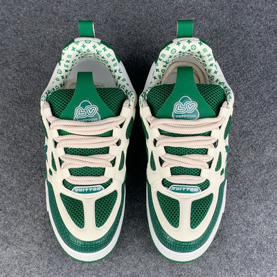 Baskets de skate LVT « Vertes »