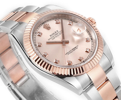 Pink Gold & Stainless Steel 41MM Watch