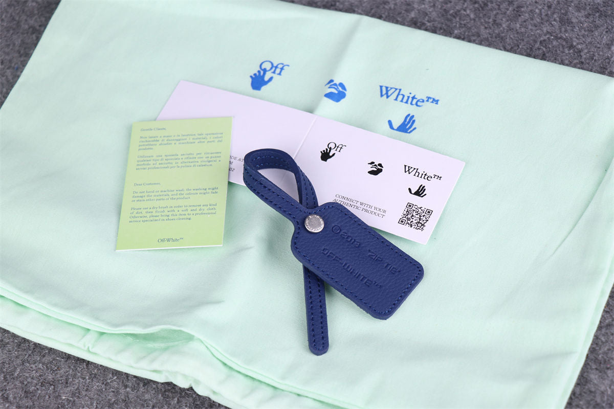 Off-White Out of Office 'White Navy Blue'