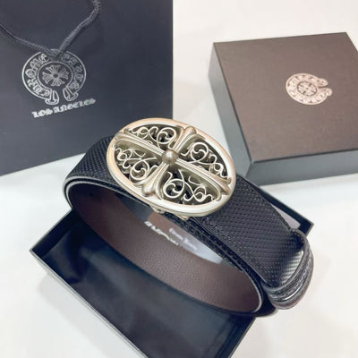 CH Oval Cross Buckle Belt