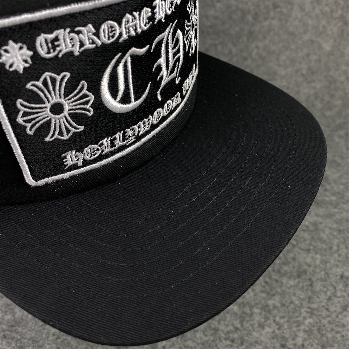 Chrome Hearts CH Hollywood Trucker Hat ‘Black’