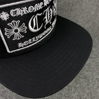 Chrome Hearts CH Hollywood Trucker Hat ‘Black’