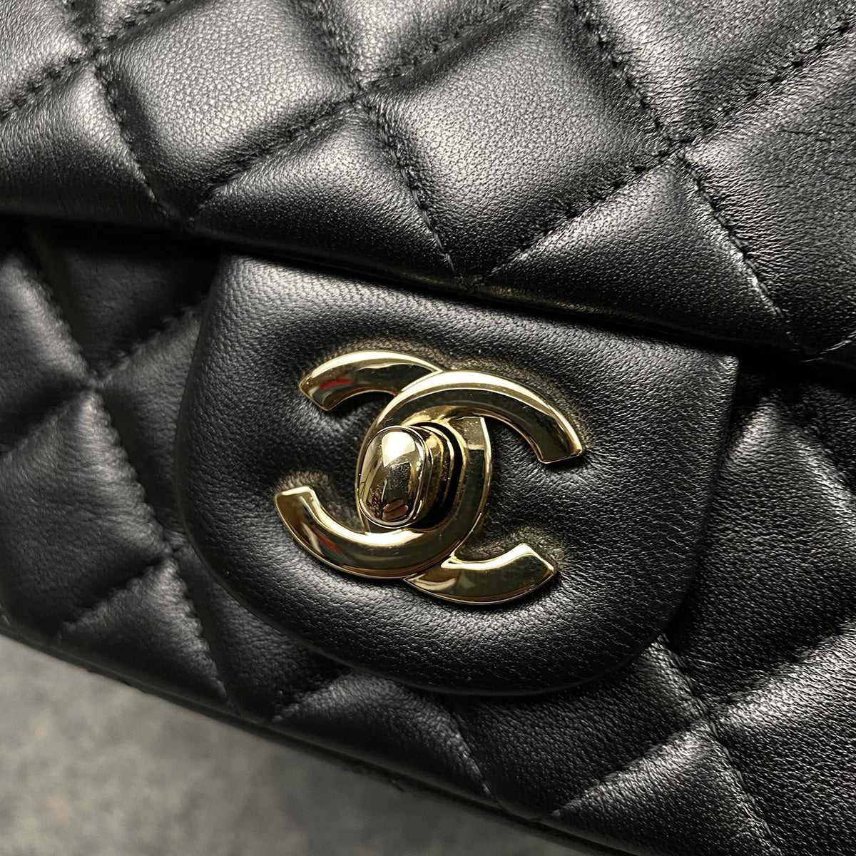 CC Coco Charms Flap Bag Black