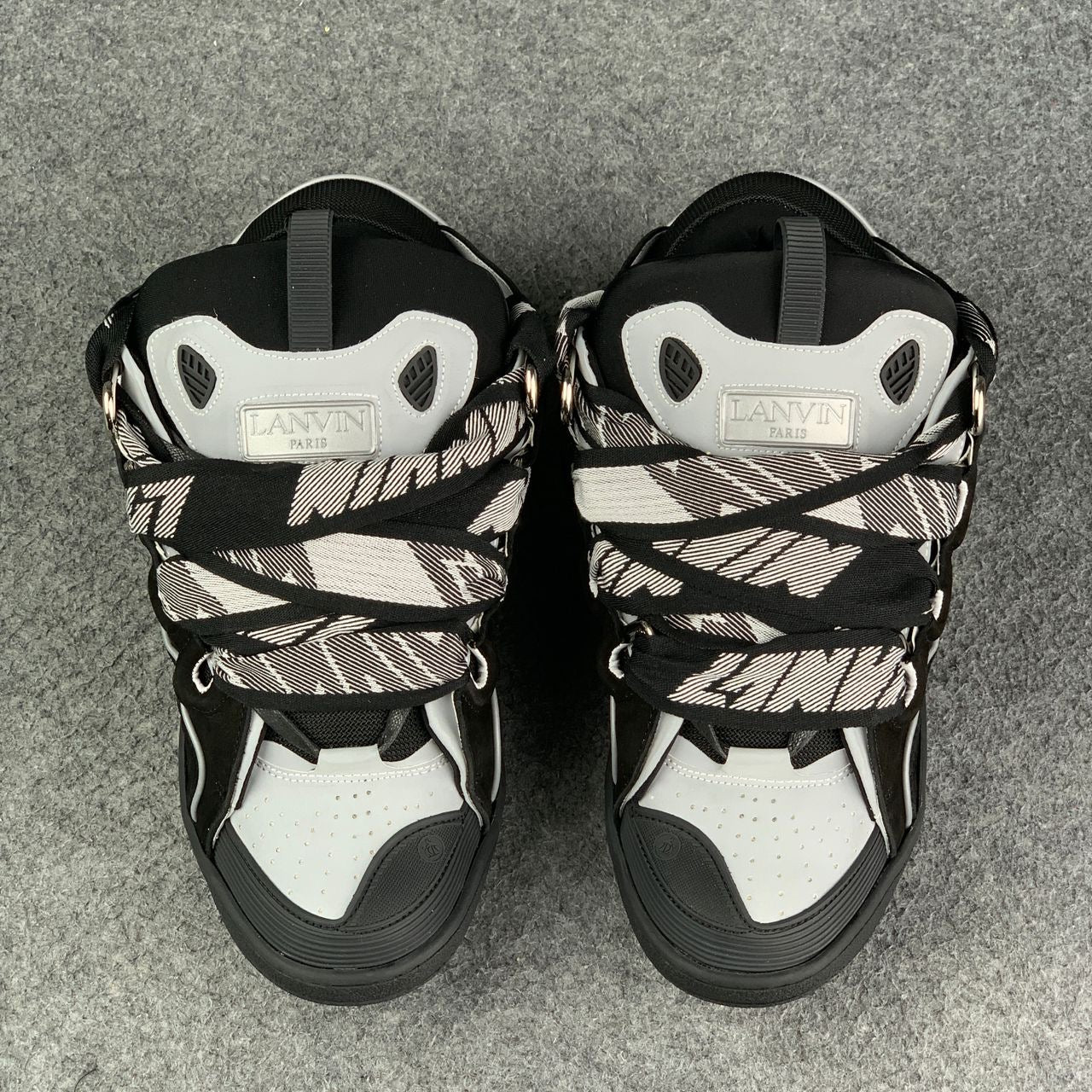 Lanvin Curb Sneakers 'Black Grey'