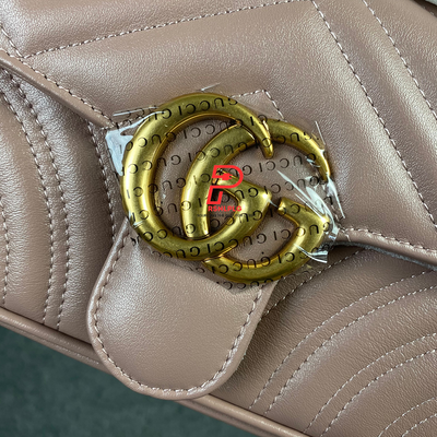 GG Marmont Matelasse Super Mini Bag 'Pink'