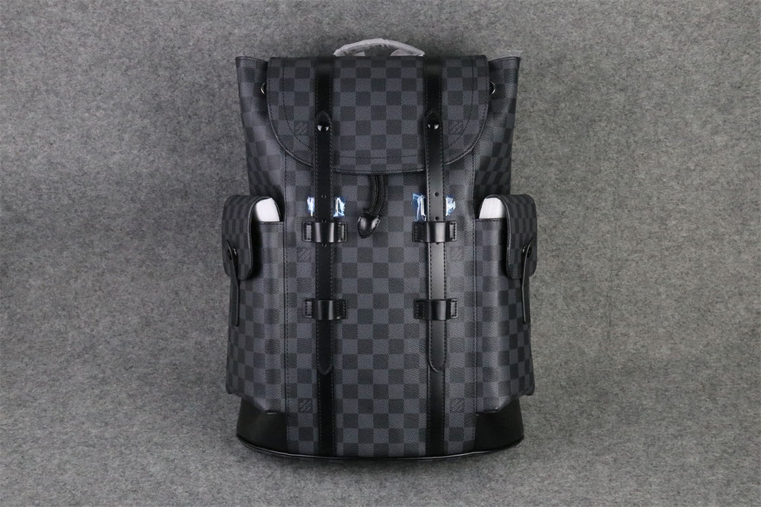 louis vuitton christopher pm backpack - damier graphite LV CHRISTOPHER DAMIER GRAPHITE PM 'Grey/BLACK' – Prsnlplg