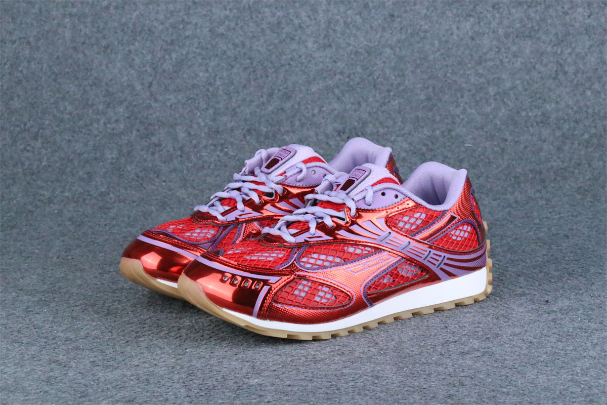 Bottega Veneta Orbit Sneaker 'Metallic Red & Wisteria'