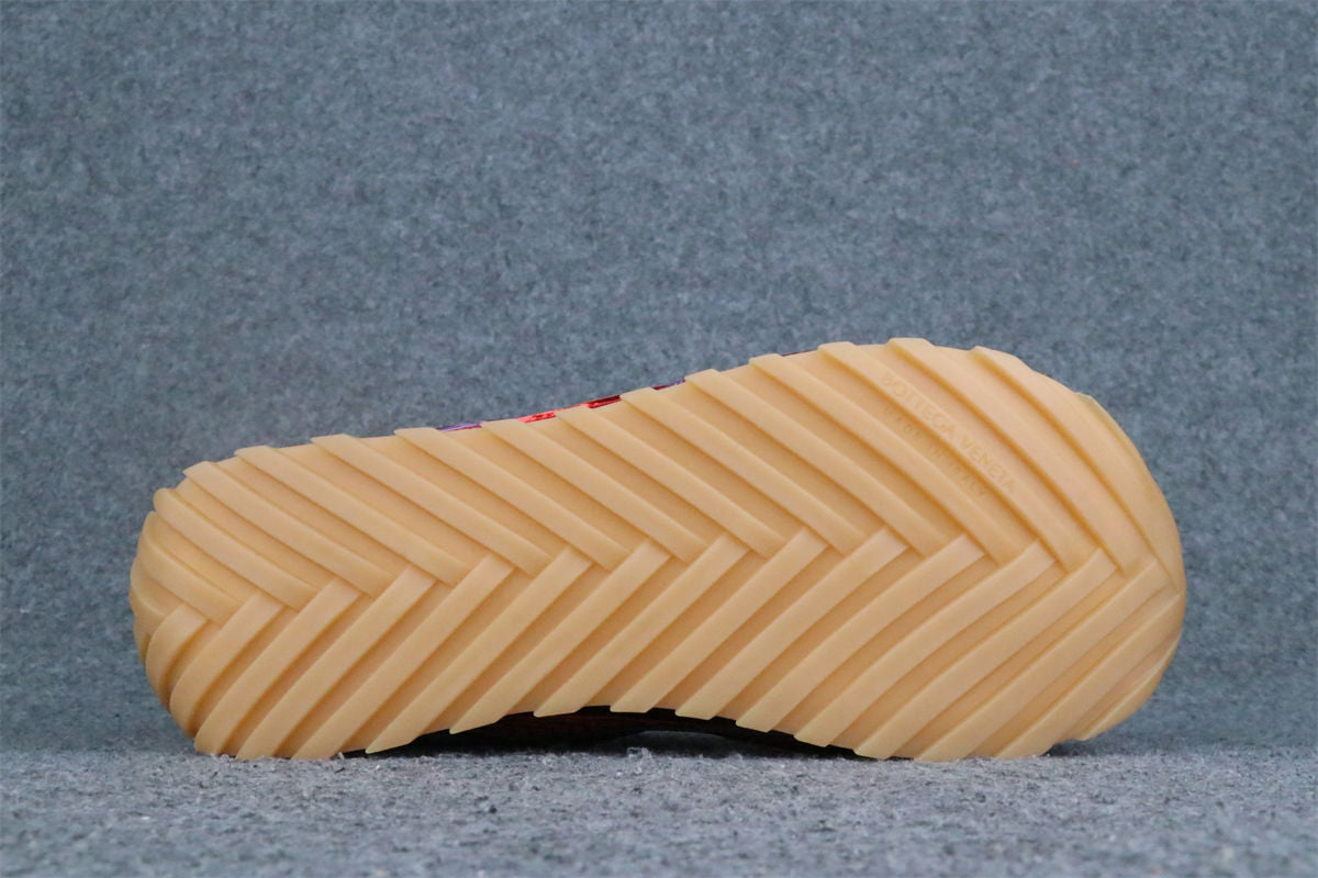 Bottega Veneta Orbit Sneaker 'Metallic Red & Wisteria'