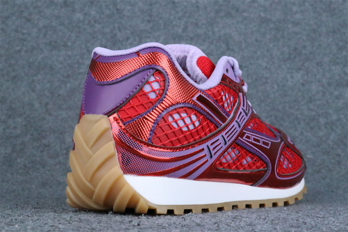 Bottega Veneta Orbit Sneaker 'Metallic Red & Wisteria'