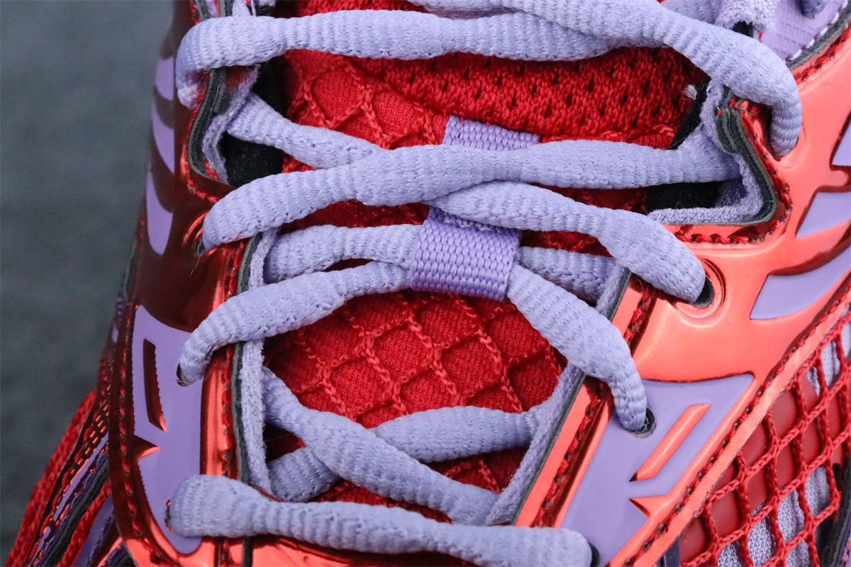 Bottega Veneta Orbit Sneaker 'Metallic Red & Wisteria'