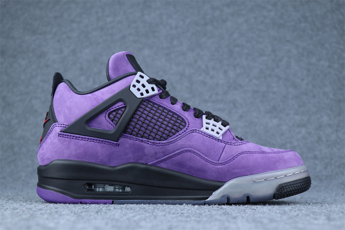 Travis Scott x Air Jordan 4 Retro 'Purple Suede White Midsole' Friends & Family