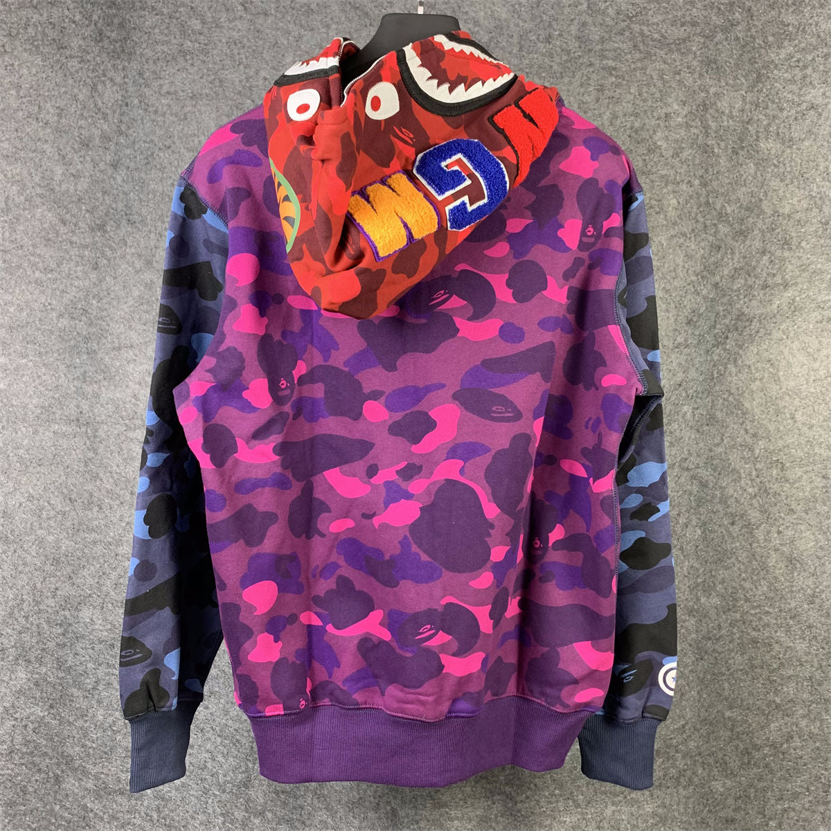 BAPE Color Camo Crazy Shark Full Zip Hoodie 'Multicolor' – Prsnlplg