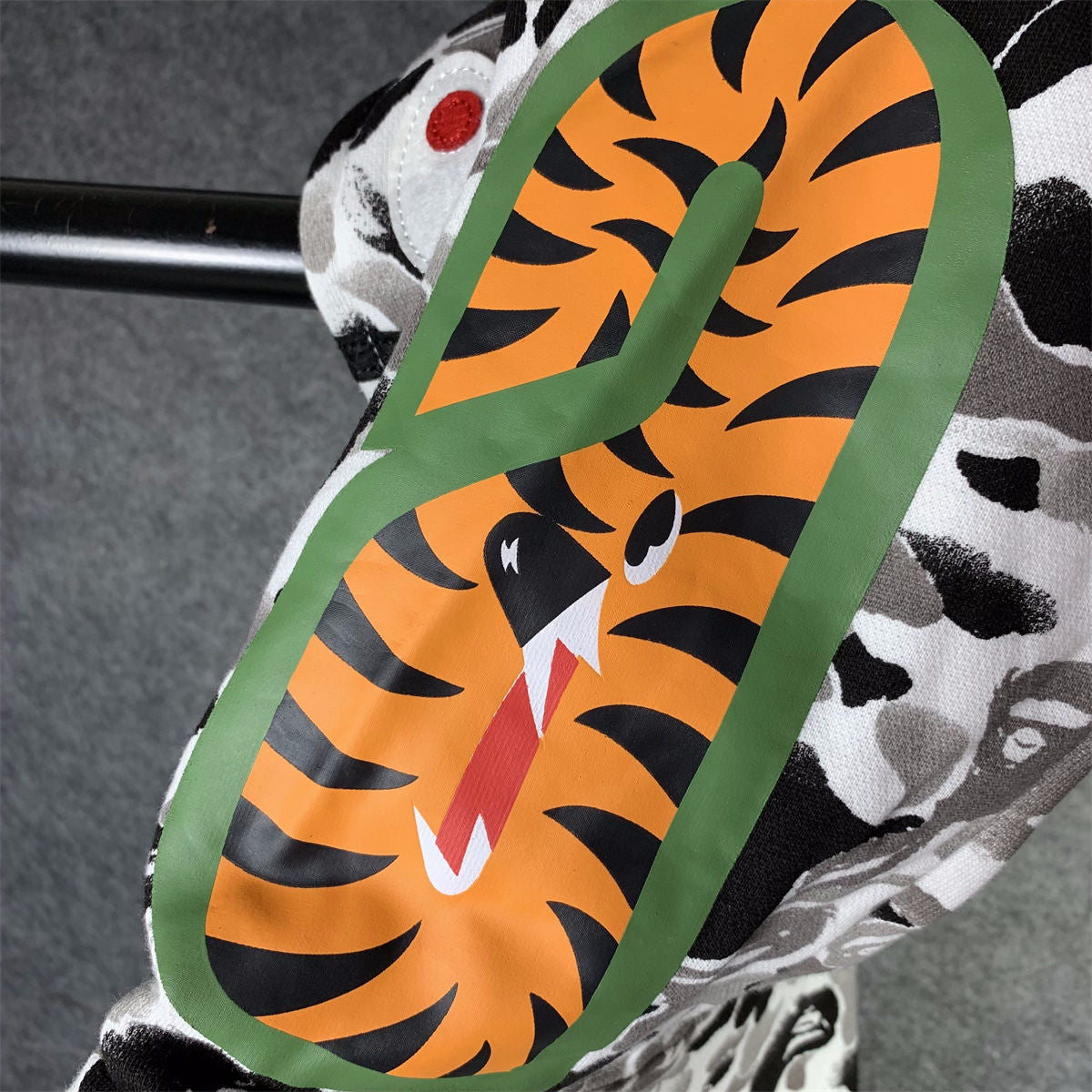 BAPE ABC Camo Double Shark Full Zip Hoodie 'Grey'