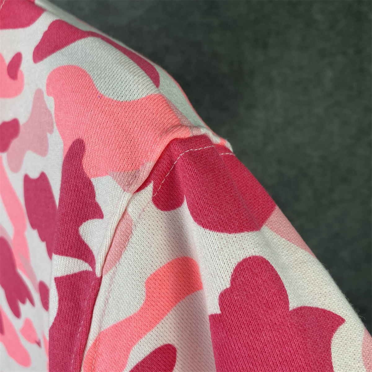 BAPE ABC Camo Shark Full Zip Hoodie 'Pink'