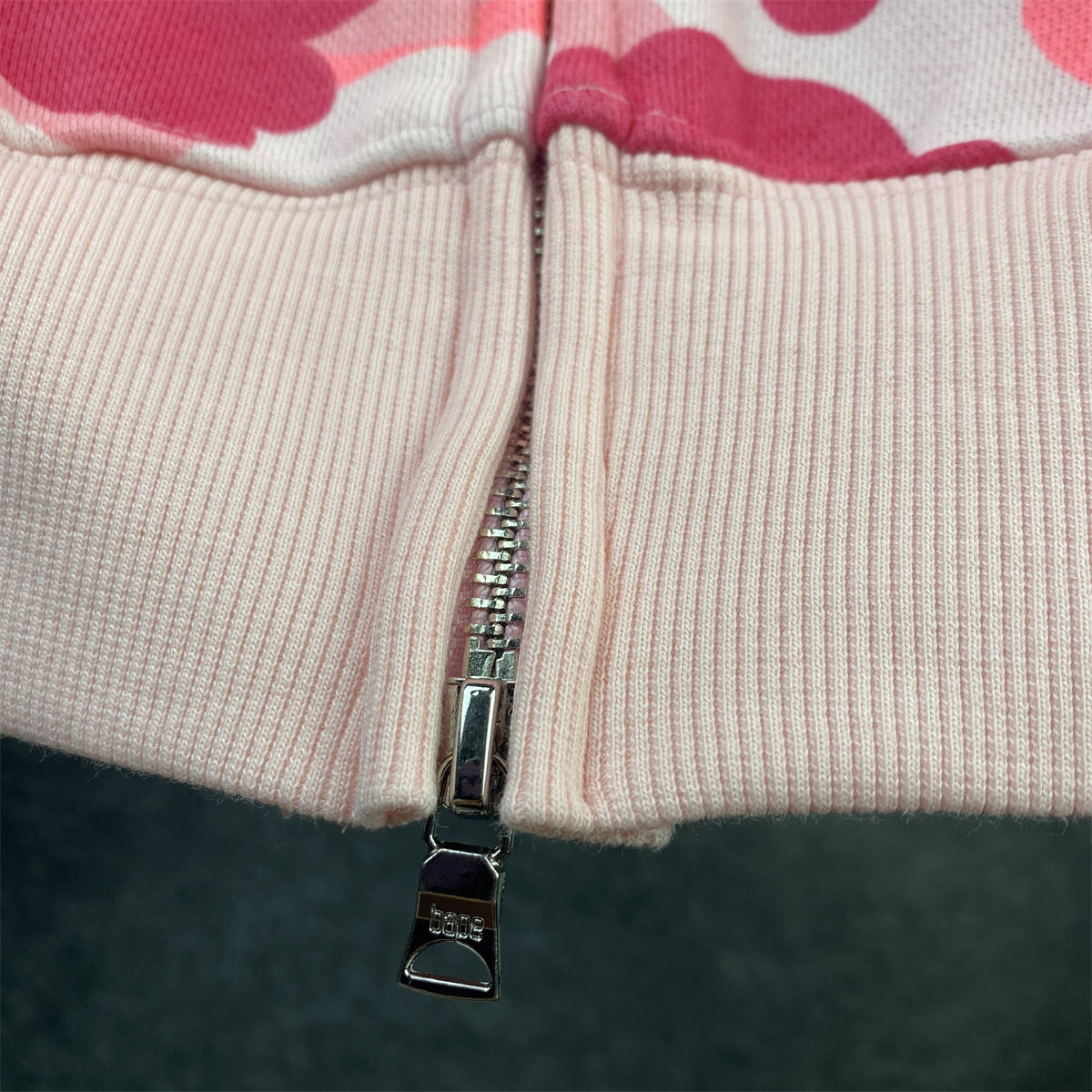 BAPE ABC Camo Shark Full Zip Hoodie 'Pink'