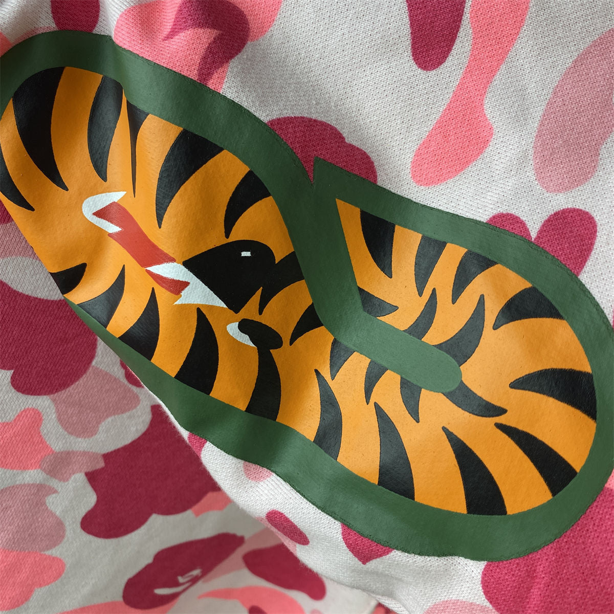 BAPE ABC Camo Shark Full Zip Hoodie 'Pink'