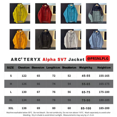 Arc'teryx Men's Alpha Jacket SV7 'Black'
