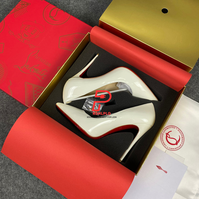 CL So Kate Pump  ‘White’ Patent Leather'