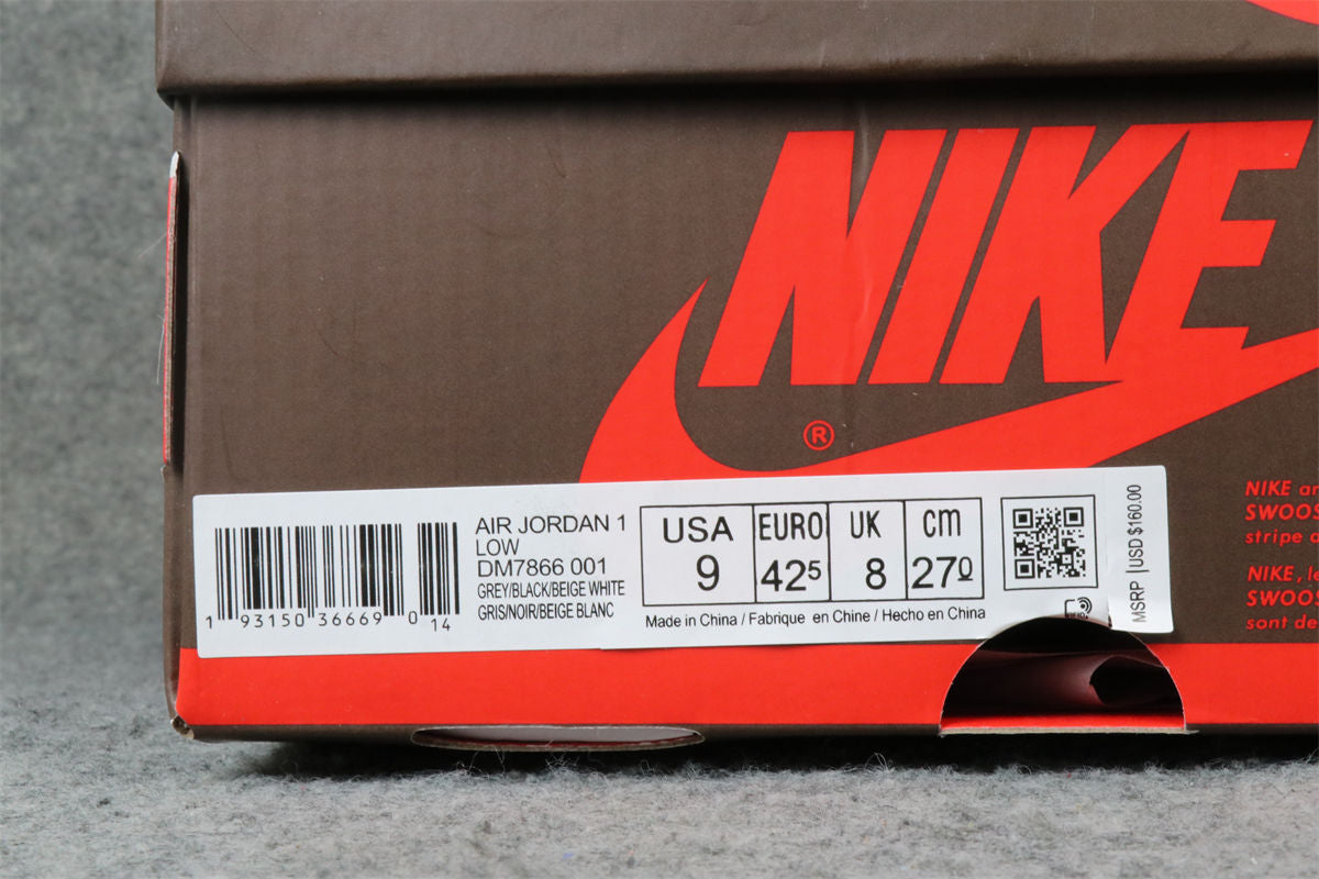 (Custom) Air Jordan 1 Low OG SP 'Phantom Grey'