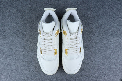 Wmns Air Jordan 4 Retro 'Metallic Gold'