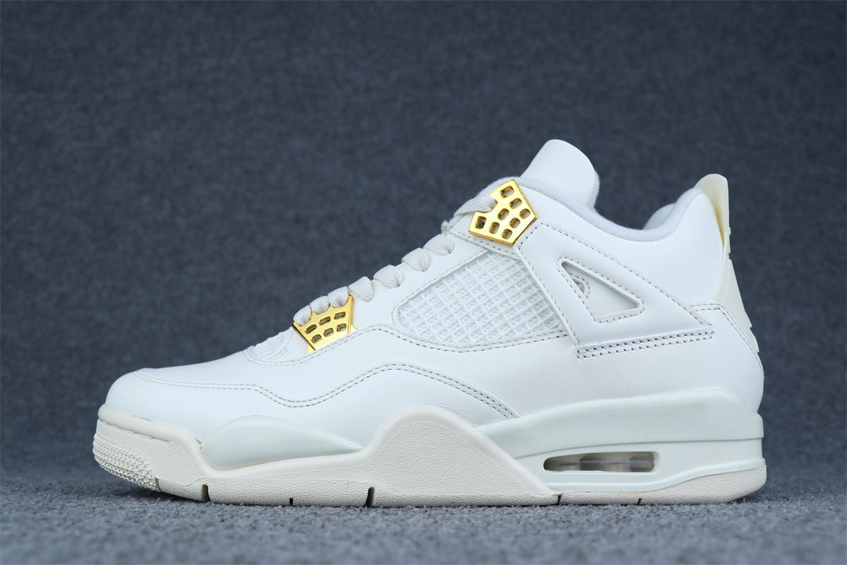 Wmns Air Jordan 4 Retro 'Metallic Gold'