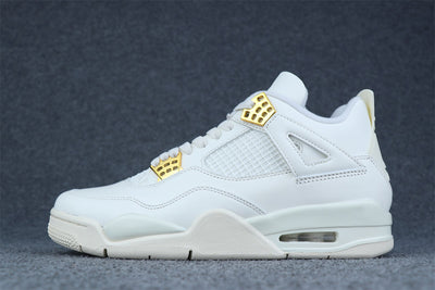 Wmns Air Jordan 4 Retro 'Metallic Gold'