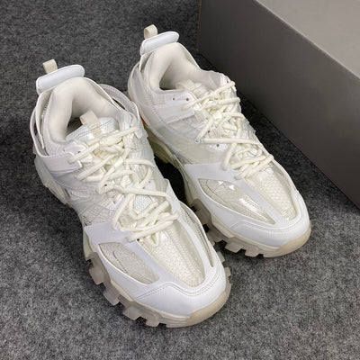 Track Sneaker 'Clear Sole - White Cream'