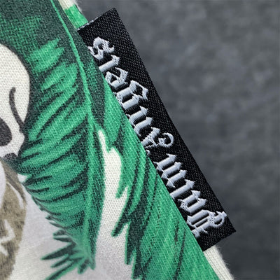 P.A Palms&skull Vintage T-Shirt 'White Green'