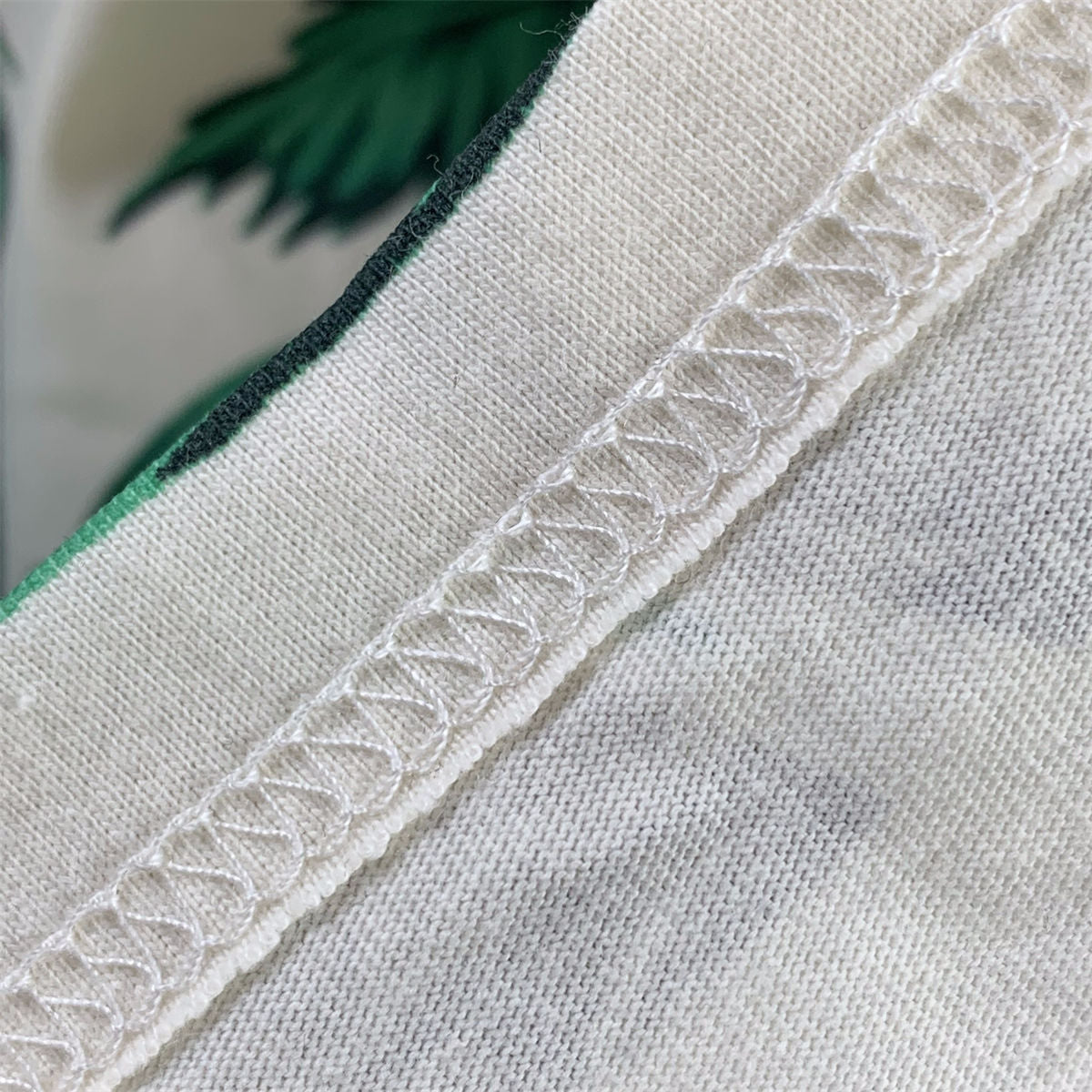 P.A Palms&skull Vintage T-Shirt 'White Green'