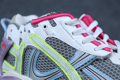 Runner Sneaker 'Grey Light Purple Neon Yellow'