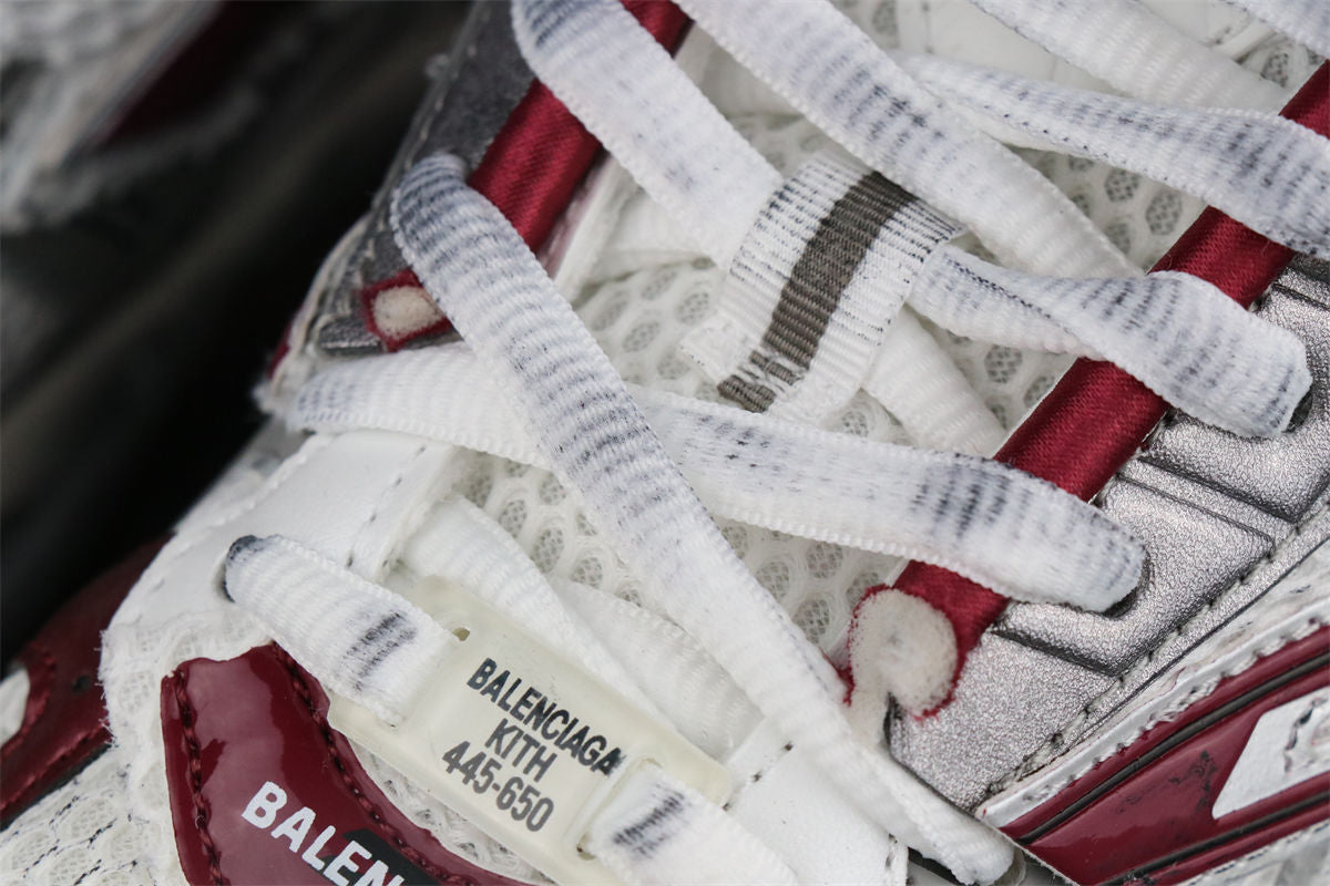 Wmns Runner Sneaker 'White Burgundy'