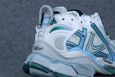 Wmns Runner Sneaker 'Worn-Out - White Green Blue'