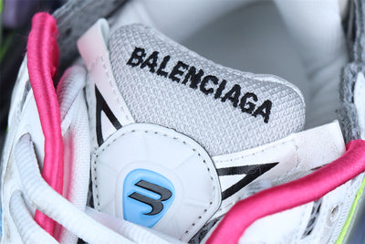 Runner Sneaker 'Grey Light Purple Neon Yellow'