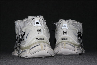 Wmns Runner Sneaker 'Graffiti - White Black'
