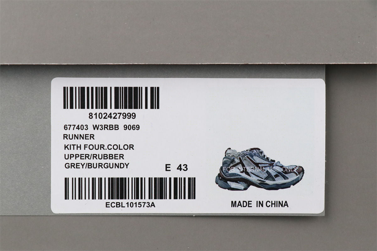Wmns Runner Sneaker 'White Burgundy'