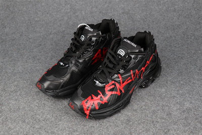 Runner Sneaker 'Graffiti - Black Red'