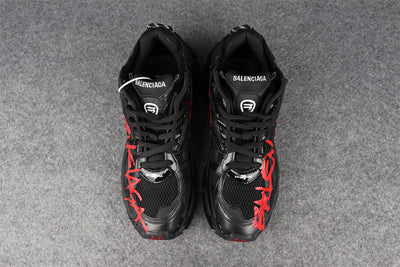 Runner Sneaker 'Graffiti - Black Red'