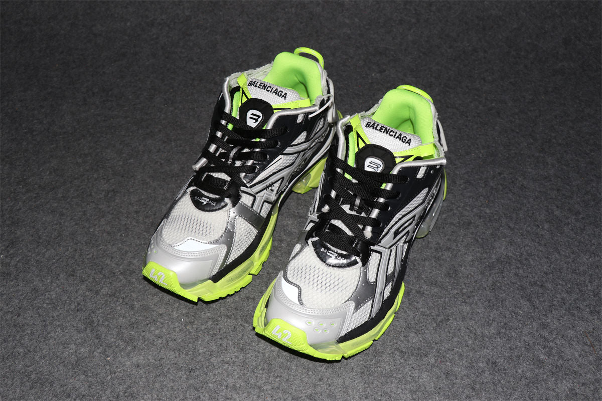 Runner Sneaker 'White Fluo Yellow'