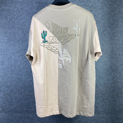 Cactus Jack by Travis Scott x Jordan Short-Sleeve T-Shirt 'Khaki/Desert'