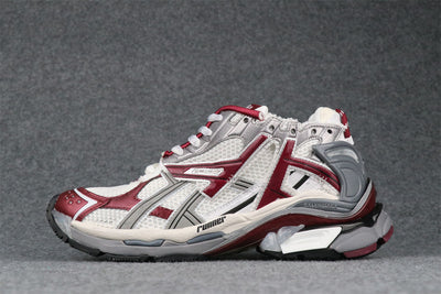 Wmns Runner Sneaker 'White Burgundy'