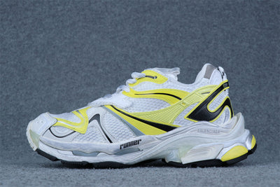 Runner Sneaker 'Worn-Out - White Yellow'