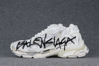 Wmns Runner Sneaker 'Graffiti - White Black'
